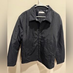 Calvin Klein Black Lightweight Puffer Jacket with Snaps Size S